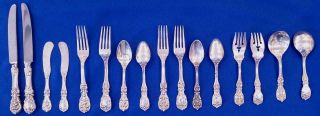 Francis I Reed,  Barton Service for 12 Sterling Silver 85 piece 4