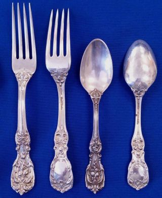 Francis I Reed,  Barton Service for 12 Sterling Silver 85 piece 7