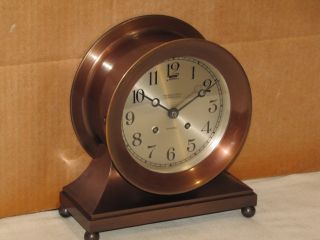 Chelsea Antique Ships Bell Clock Commodore Model 6 In Dial 1924
