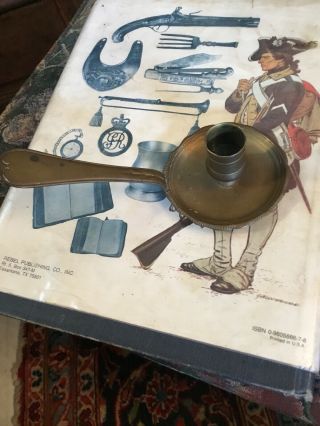 Revolutionary War 18th Century 1720 - 1760 Period Brass Chamberstick Engl