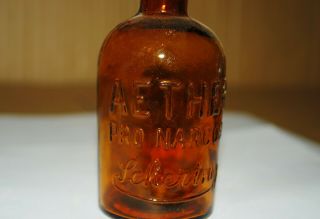WW2 German AETHER pro narcosi medical bottle ether anesthesia ww2 medic 6