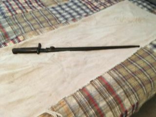 Vintage Turkish Mauser Bayonet W/ Scabbard