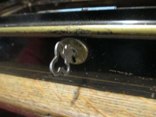 OLD CASH Box - METAL DEED SAFE Antique DOCUMENT BOX 3