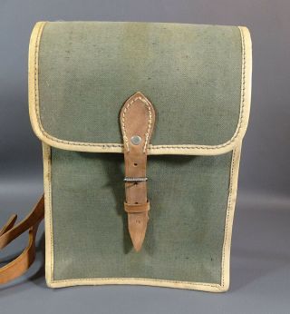 1943 WWII German Army Wehrmacht Officer Military Dispatch Map Case Shoulder Bag 2
