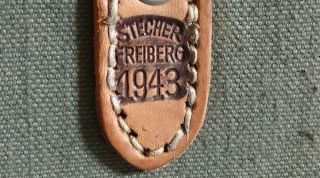 1943 WWII German Army Wehrmacht Officer Military Dispatch Map Case Shoulder Bag 5