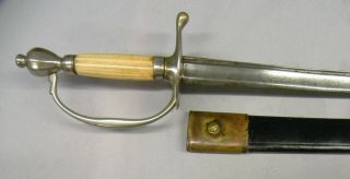 Revolutionary War British Ca.  1770 - 1800 Infantry Hanger / Short Sword