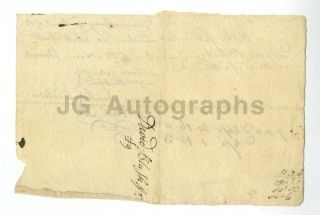 18th Century Connecticut Revolutionary War Era Signed by Member of Hale Family 2