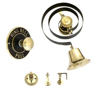 Butlers Bell Kit Brass,  Brass Pull