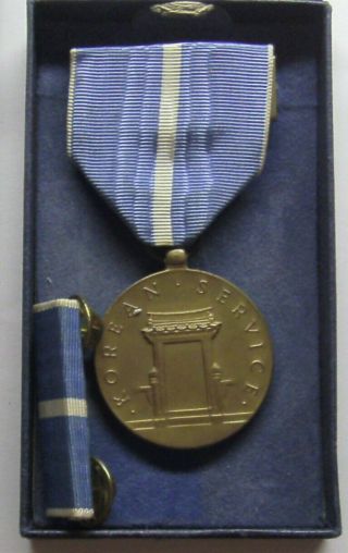 1961 U.  S.  Korean Service Medal Set