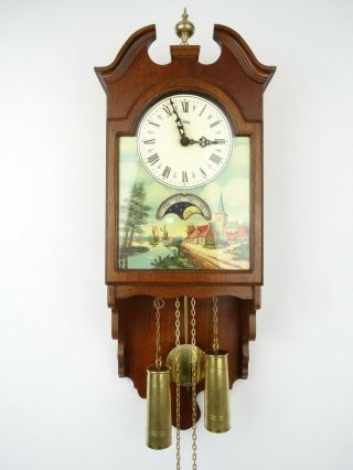 Antique Warmink Repair Dutch Vintage Wall Clock (junghans Hermle Kienzle Era)