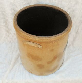 Antique 6 Gallon Salt Glaze Cobalt BEE STING CROCK in GREAT COND SEE PICTURES 5