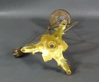 Victorian German Gilt Brass Ornate Base Postal Balance Letter Weight Scales 250g 11