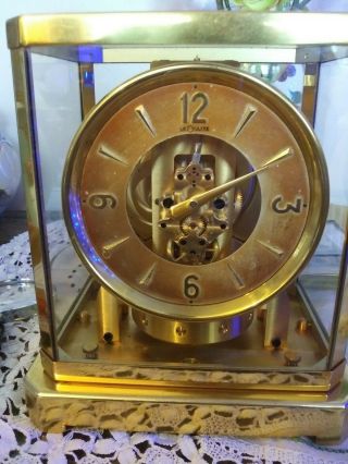 Vintage Lecoultre Mantle Clock Does Not Work