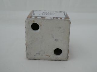 Mid Century FORNASETTI Cube Paperweight PLEASE DO NOT TOUCH 10