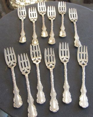 Service 12 Sterling Silver Louis XV Whiting Flatware NR 2
