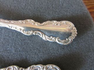 Service 12 Sterling Silver Louis XV Whiting Flatware NR 4