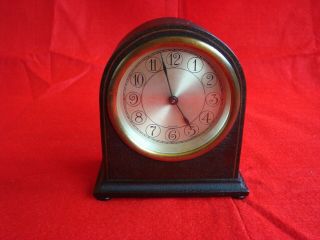 Antique Herschede 11 Jewel Swiss Recta Watch Co.  35662 Small Mantle/desk Clock