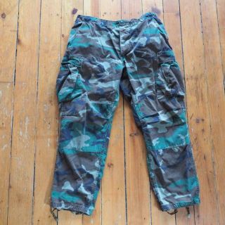 Us Army Woodland Camouflage Mens Nato Combat Pants Size 36x29