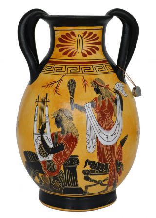 Goddess Aphrodite - Apollo - Artemis Diana Goddess Of Animals Amphora Vase