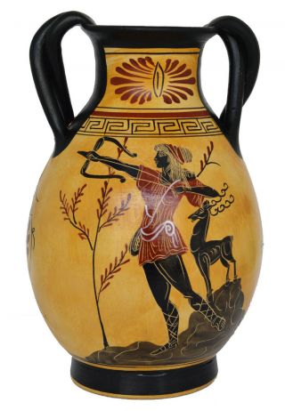 Goddess Aphrodite - Apollo - Artemis Diana Goddess of Animals Amphora Vase 2