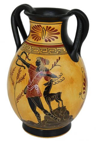 Goddess Aphrodite - Apollo - Artemis Diana Goddess of Animals Amphora Vase 3