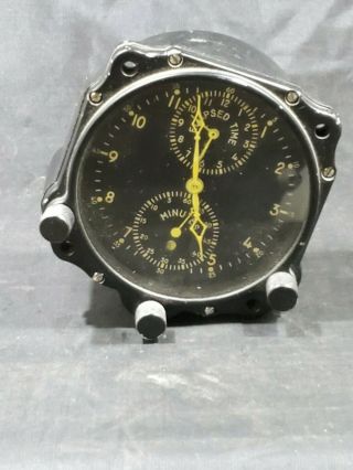 Wwii Usaaf Type A - 10a Aircraft Clock By Jager Watch Company