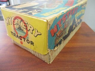 VINTAGE HANDY HANK BATTERY OPERATED TIN LITHO MYSTERY TRACTOR MADE IN JAPAN TN 2