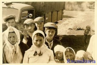 Hearts & Minds Polish Kids (w/ Cigarettes) Gathered By Wehrmacht Lkw Truck