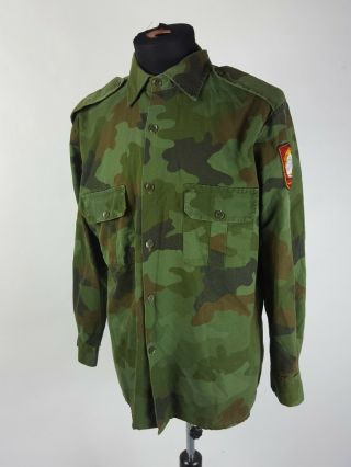 Yugoslav Army War in Kosovo M93 Camouflage Shirt with Patch No.  2 2