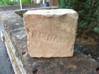 Ancient Roman Legionary Brick With Stamp