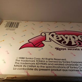 Vintage Tonka Keypers Toy Snail & Finder 1988 Rare W/KEY in Package NOS 12