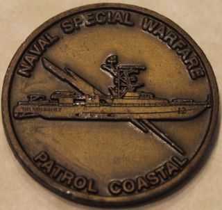 Uss Thunderbolt Coastal Patrol Pc - 12 Navy Special Warfare Command Challenge Coin