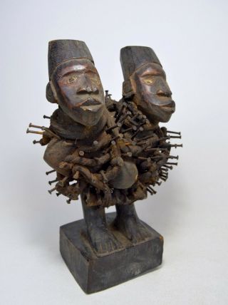 A Janus Form N ' konde N ' kisi Nail Fetish,  Magic Sculpture,  African Art 2