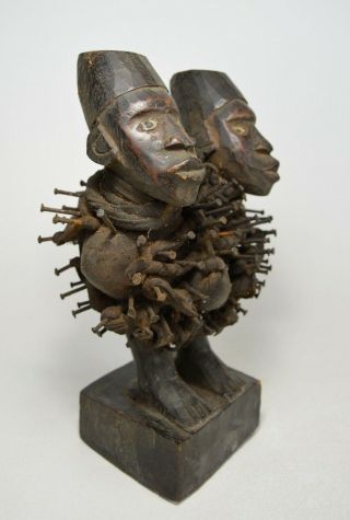 A Janus Form N ' konde N ' kisi Nail Fetish,  Magic Sculpture,  African Art 4