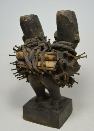 A Janus Form N ' konde N ' kisi Nail Fetish,  Magic Sculpture,  African Art 5