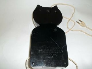 Vintage Kit Cat Klock Clock by Allied MFG Electric Cat Model D3, 5