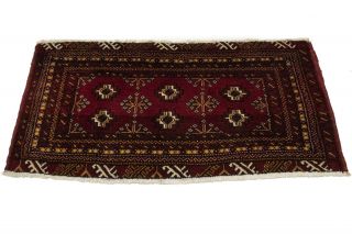 Small Handmade Vintage Turkoman 2X4 Persian Area Rug Oriental Home Décor Carpet 12