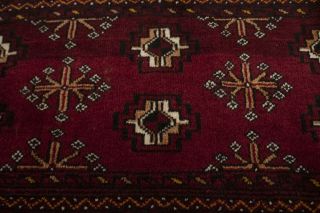 Small Handmade Vintage Turkoman 2X4 Persian Area Rug Oriental Home Décor Carpet 5
