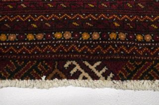 Small Handmade Vintage Turkoman 2X4 Persian Area Rug Oriental Home Décor Carpet 8