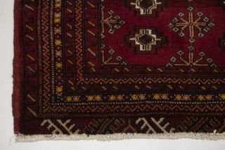 Small Handmade Vintage Turkoman 2X4 Persian Area Rug Oriental Home Décor Carpet 9