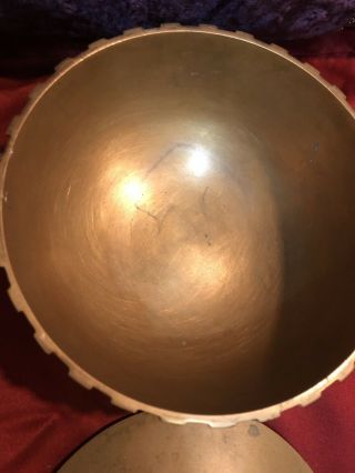 1940s TINOS Bronce Bronze Bowl Made in Denmark Art Deco Modern 3