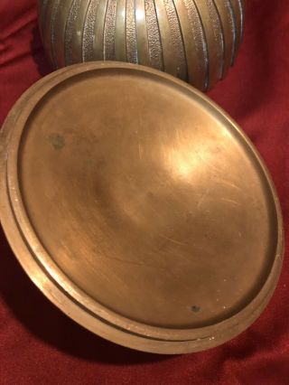 1940s TINOS Bronce Bronze Bowl Made in Denmark Art Deco Modern 7
