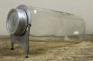 Antique Confectionery General Country Store Glass Counter Candy Display Jar