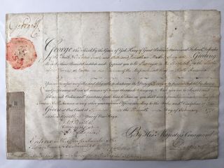 Revolutionary War Boston 1775 Document British Army Officer Surgeon