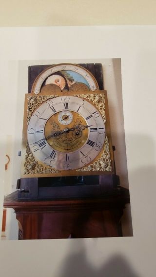 1770 - 1790 Longcase Mahogany Grandfather Clock 3
