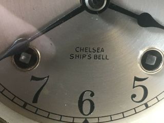 Vintage Chelsea Ship ' s Bell Clock serial 626278 in 3