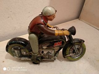 Arnold Mac 700 Motorcycle german Tin Motorcycle ultra rare 6