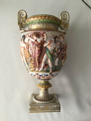 19th Century German Porcelain Urn