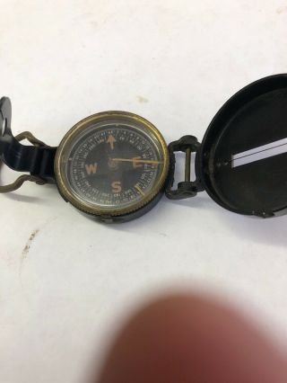 Vintage Superior Magneto US Army Corps of Engineers Compass WW2 Era 6 - 1944 3