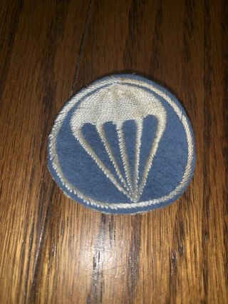 Ww2 Us Army Airborne Parachute Patch (infantry) Paratrooper Rare